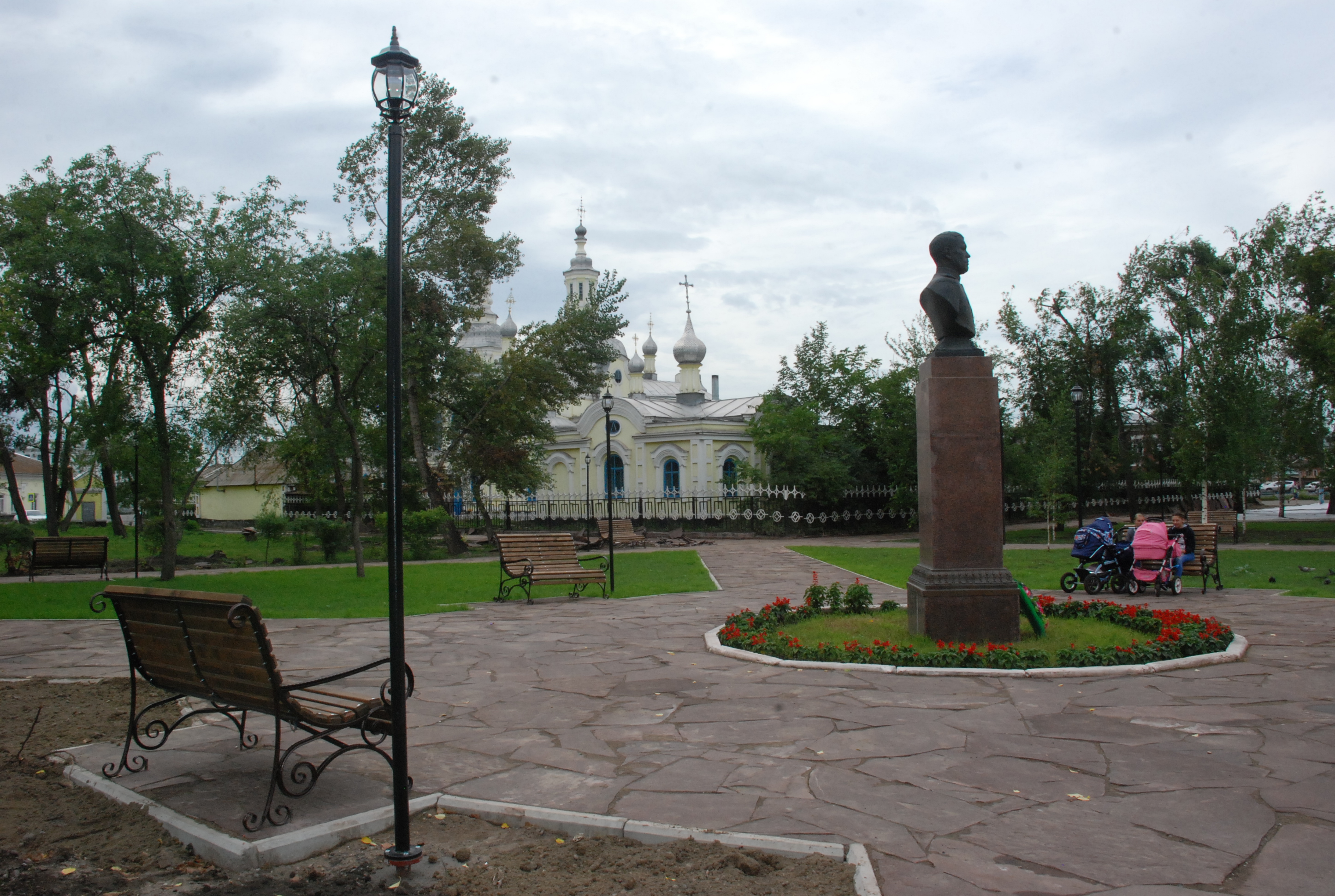 Минусинск сквер Ленина